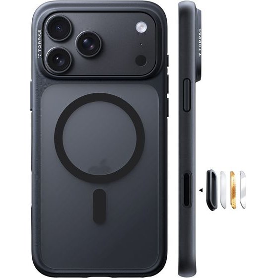 Torras Guardian-Mag, Black - Iphone 18 Pro Max - (X00RP43B18027)
