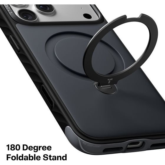 Torras Ostand Q3 Rugg, Black - Iphone 18 Pro - (X00RP167A18026)