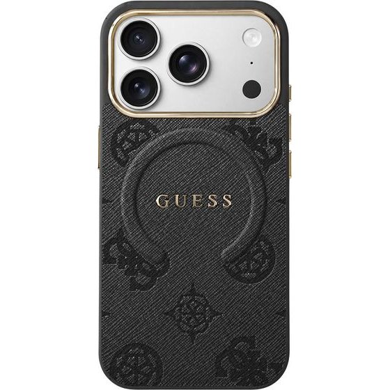 Guess - 4G Embossed Ring Classic Logo Magsafe - Iphone 18 Pro Max / Iphone 17 Pro Max - Black - (GUHMP18XP4MSEGK)