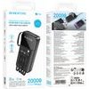 Borofone Power Bank 20000mAh �� 4 ������� �������� ��� 4 ����� USB-C USB-A Lightning Micro-Usb ��� Led ������� ��������� ����� - (BJ76A)