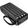 Borofone Power Bank 20000mAh �� 4 ������� �������� ��� 4 ����� USB-C USB-A Lightning Micro-Usb ��� Led ������� ��������� ����� - (BJ76A)
