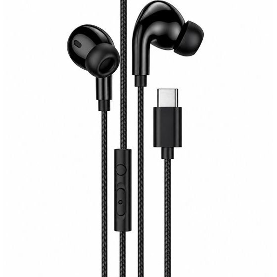 Hoco Exclusive Hands Free Hoco. Stereo USB-C �� ��������� 1.2m ����� ������� �� ���� ��� USB-C �������� - (DM48 Rock)
