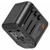 Hoco Exclusive ��������� �������� Hoco. Universal Converter Us Eu Au Uk �� 2xUSB-A 1xUSB-C PD20W ������ - (DC44)