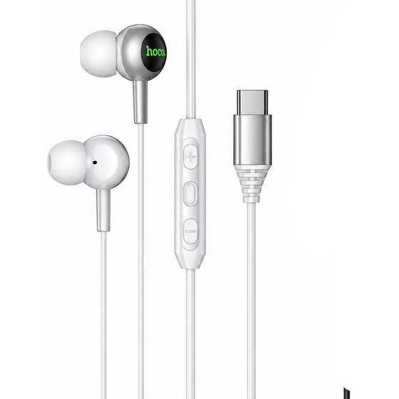 Hoco Hands Free USB-C Universal Earphones Hi-Fi Stereo Rgb �����-����� 1.2m - (M120 Gratified)