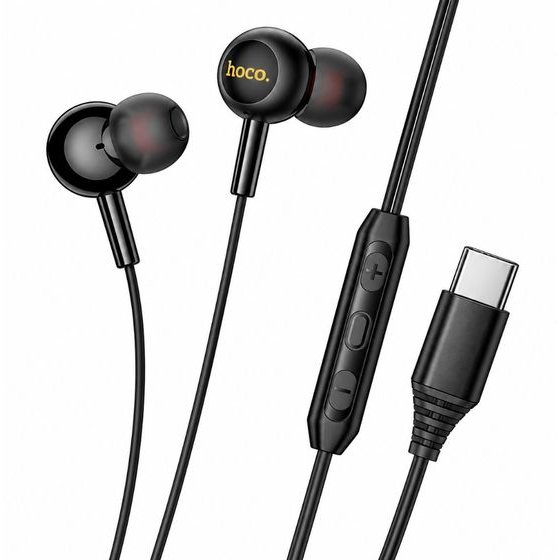 Hoco Hands Free USB-C Universal Earphones Hi-Fi Stereo Rgb ����� 1.2m - (M120 Gratified)