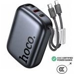 Hoco Power Bank 20000mAh PD20W Qc USB-C USB-A ��� ������������ ������� USB-C Lighting Led ���� �� ������������� Ccc - (Q55 Rock)
