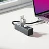 Hoco Usb Hub 4-in-1 USB-C �� 4xUSB-A 3.0 Aluminum Alloy ���� - (HB1C)