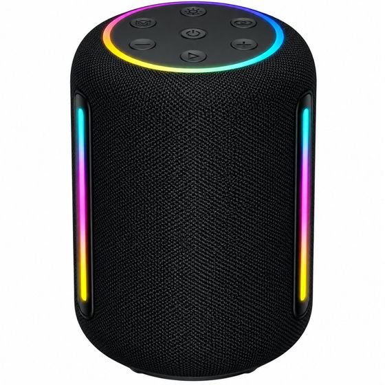 Hoco ������ ����� Wireless Tws Bt v6.0 2400mAh 20W Usb Micro-Sd Aux ��� Ambient ������� - (HT3 Platinum)