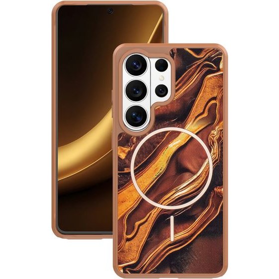 TFO Golden Autumn Case For Samsung Galaxy S25 Ultra brown