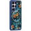 TFO Golden Autumn Case For Samsung Galaxy S25 Ultra Dark blue