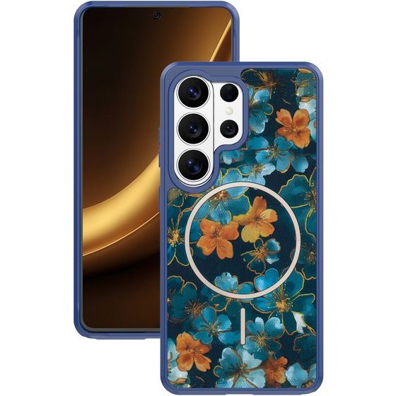 TFO Golden Autumn Case For Samsung Galaxy S25 Ultra Dark blue
