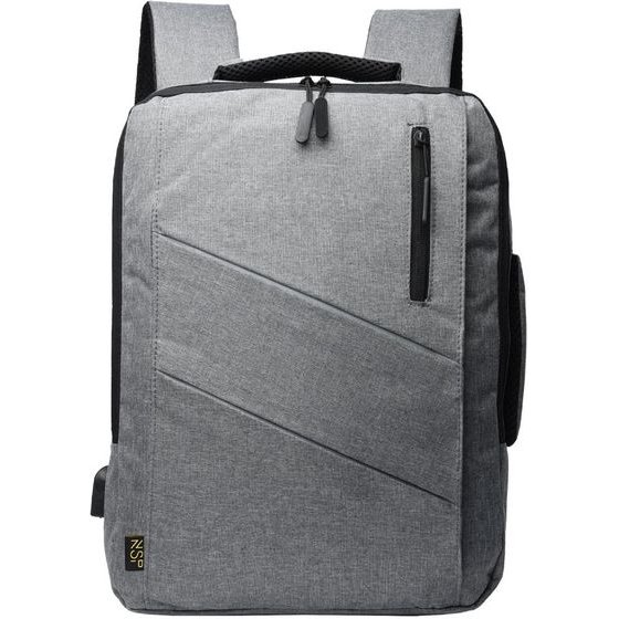 NSP N105 Smart Travel 2��1 ������ ������/BACKPACK-������������ �� ���� Laptop 16in/20L ��� ��������� ������ Oxford 300D GREY