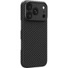 AmazingThing Titan Max Lens Case For Iphone 18 Pro Max In Aramid Fiber With Camera Cover, Compatible With Magsafe - Black - (IP18XTYBK)