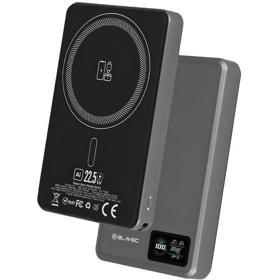 Blavec ��������� ������� BJ-03 22.5W 10000mAh 3 �� 1 Magnetic ���� - (PBBJ03-MC10G)