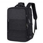 EXTRALINK Black Forest KM06 Black, Cabin Hand Luggage Travel backpack, 45x20x30 Cm - (EX.80456)