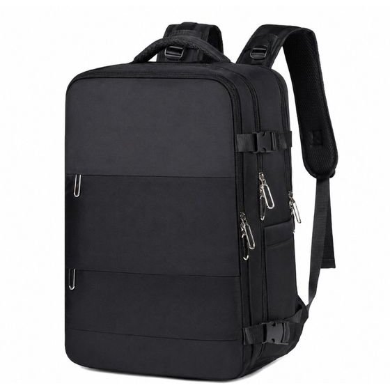 EXTRALINK Black Forest KM06 Black, Cabin Hand Luggage Travel backpack, 45x20x30 Cm - (EX.80456)