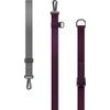 UNIQ Phone Lanyard Vista Flex 2-in-1 burgundy-Grey - (UNIQ-VISTAFLEX2IN1-BGDYSGRY)