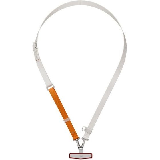 UNIQ Phone Lanyard Vista Flex 2-in-1 grey-Orange - (UNIQ-VISTAFLEX2IN1-MGRYVORG)