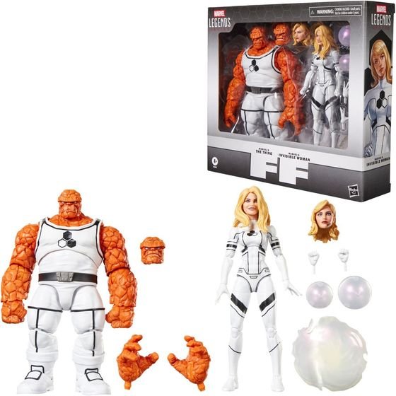 Hasbro Marvel: Legends Series - Marvels The Thing & Marvels Invisible Woman (G2069)