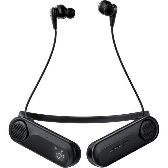 Acefast Bluetooth Hands Free Neckband Enc v6.0 900mAh Tf Card 90hRs ������������ �� ������������ ����� 1.5W ��� ������ IPX4 ����� - (N11)