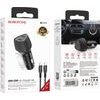 Borofone ��������� ����������� 2xUSB-C PD60W �� ������� USB-C �� USB-C 1m ������ - (BZ31D Solid)