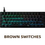 White Shark GK-004131 SHINOBI-2 Mech Keyboard Black Us Brown Switches - (SHINOBI-2-B-US-BROWN.SW)