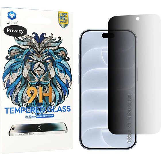 Lito - 2.5D Classic Glass - iPhone 18 Pro - Privacy