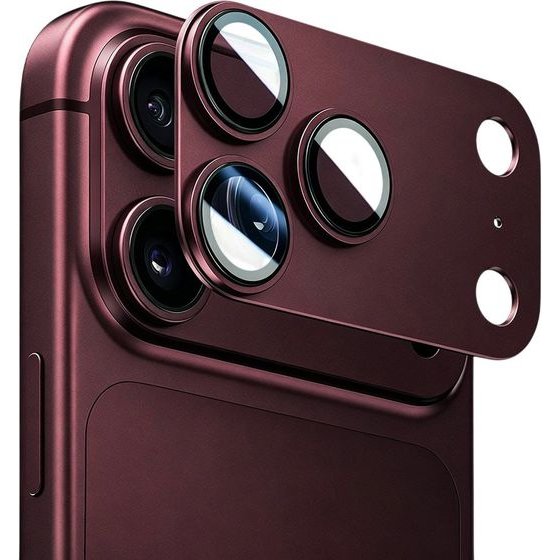 Lito - Crown Halo AR + AF Camera Lens - iPhone 18 Pro Max - Dark Cherry