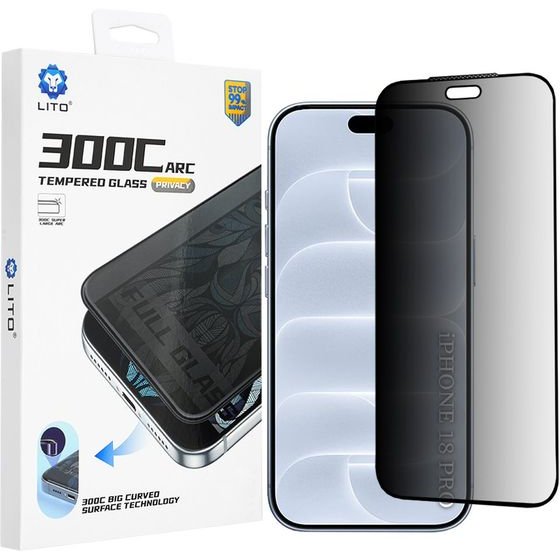 Lito - D+ Max Privacy 300C - iPhone 18 Pro - Black