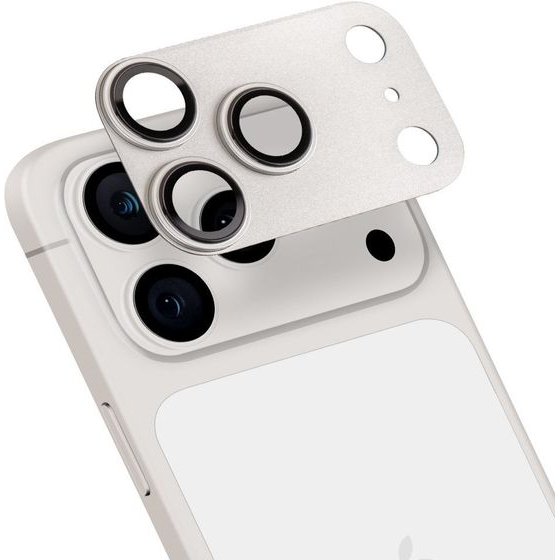 OBAL:Me Camera Island Lens Protector For Apple Iphone 17 Pro Silver - (57983131209)