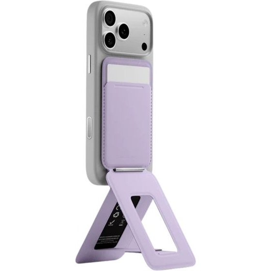 Moft Magnetic Wallet and Phone Stand Movas Tripod Magsafe Purple - (MS027WA-1-ME-PNPP)