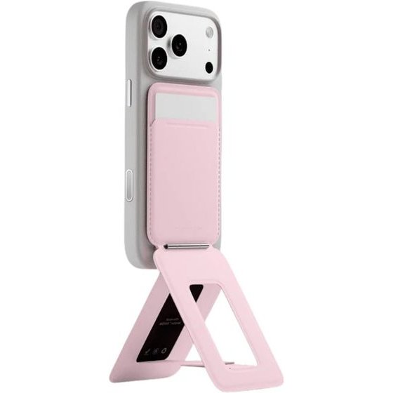 Moft Magnetic Wallet and Phone Stand Movas Tripod Magsafe Pink - (MS027WA-1-ME-BLPK)