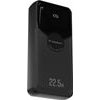 Wozinsky 20000mAh 22.5W PD20W Powerbank With Built-In Lightning And USB-C Cables - Black 5907769388071 - (WFC-15B)