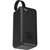 Wozinsky Powerbank W8-B 50000mAh 30W 2xUSB-A And 2xUSB-C And Usb Micro With Flashlight - Black 5907769388132 - (W8-5B)