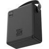 Wozinsky W8-B 100000mAh 30W Powerbank 2xUSB-A And 2xUSB-C With Flashlight - Black 5907769388125 - (W8-10B)