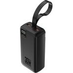 Wozinsky W8-W 30000 Mah 30W Powerbank 2x USB-A And USB-C With Flashlight - Black 5907769388101 - (WZ8-B)