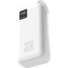 Wozinsky W8-W 30000mAh 30W Powerbank 2x USB-A And USB-C With Flashlight - White 5907769388118 - (WZ8-W)