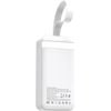 Wozinsky W8-W 30000mAh 30W Powerbank 2x USB-A And USB-C With Flashlight - White 5907769388118 - (WZ8-W)