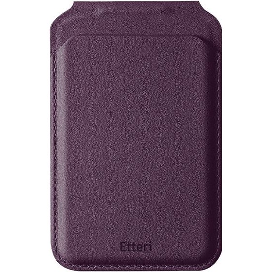 Etteri Trio Mag Wallet With Stand Dark cherry