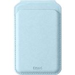 Etteri Trio Mag Wallet With Stand Sky blue