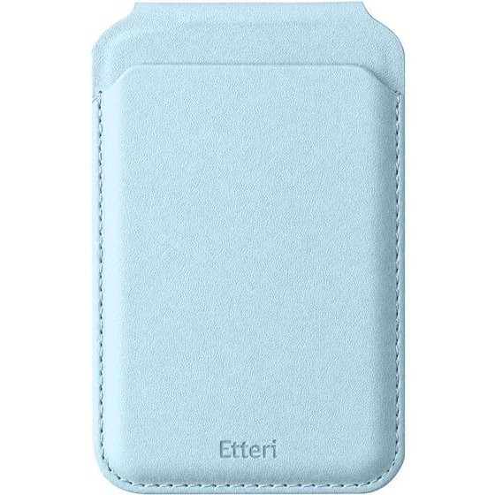 Etteri Trio Mag Wallet With Stand Sky blue