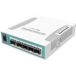 Mikrotik Network Switch Gigabit Ethernet (10/100/1000) Power Over Ethernet (PoE) White - (CRS106-1C-5S)