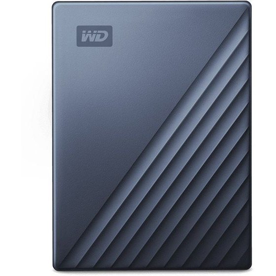 Western Digital My Passport Ultra External Hard Drive 5 Tb Usb Type-C 3.2 Gen 1 (3.1 Gen 1) Blue - (WDBFTM0050BBL-WESN)