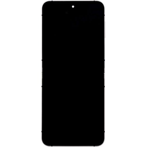 Samsung Lcd Display + Touch Unit + Front Cover F761 Galaxy Z Flip 7 Fe 5G White (Service Pack) - (GH82-37734B)