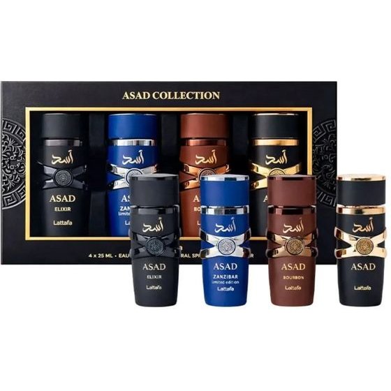 Lattafa Asad Collection Set M 4 x 25 Ml - (2042)