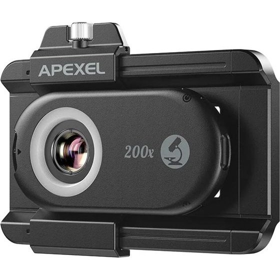 APEXEL ����� ����������� ��� Smartphone 200x zoom, LED/Uv - (APL-MS200)