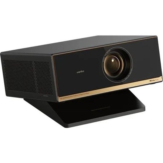 Wanbo Portable Smart Projector - X7 Pro Max - Black, 4K, 1500 ANSI, HDR10, Android 14, Dolby Audio - (X7-PRO-MAX)