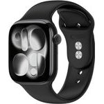 Tech-Protect Silicone Apple Watch 8 / 9 / 10 / 11 / 12 / Se / Ultra (44 / 45 / 46 / 49 MM) BLACK