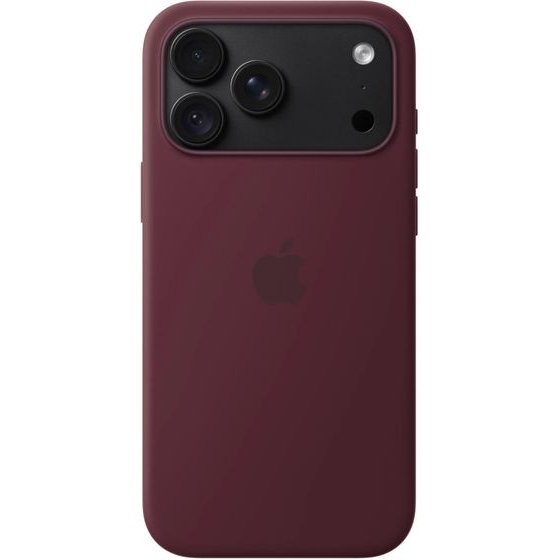 Apple Iphone 18 Pro Max Silicone Case With Magsafe Burgundy - (MK914ZM/A)