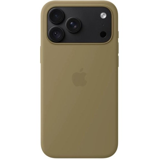 Apple Iphone 18 Pro Max Silicone Case With Magsafe Olive - (MK924ZM/A)